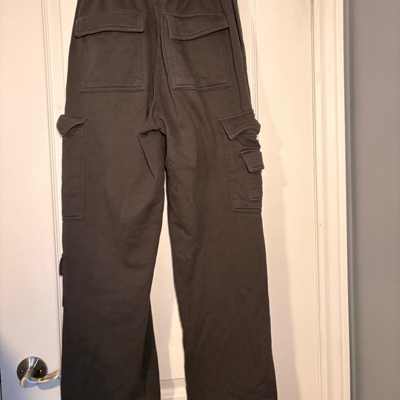 Grey Garage Cargo Sweatpants - Picture 2 of 3